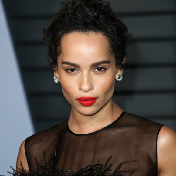 Zoe Kravitz à la soirée Vanity Fair Oscar au Wallis Annenberg Center à Beverly Hills, le 4 mars 2018 