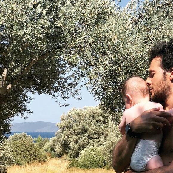 Amir et son fils sur Instagram, décembre 2020.