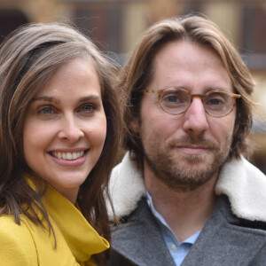 Ophélie Meunier et son mari Mathieu Vergne - 159ème vente aux enchères des vins des Hospices de Beaune le 17 novembre 2019. © Giancarlo Gorassini/Bestimage