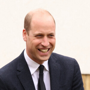 Le prince William, duc de Cambridge, au centre RAF Air Cadets à Londres, le 21 avril 2021, quelques jours après les obsèques du Prince Philip.