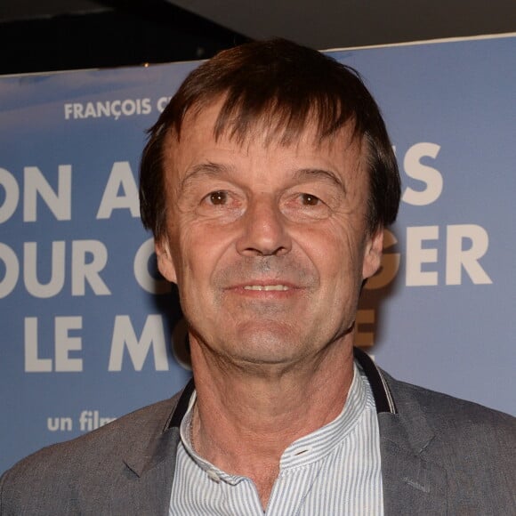 Nicolas Hulot (ministre de la Transition écologique et solidaire) - Avant-première du documentaire "On a 20 ans pour changer le monde" à l'UGC les Halles le 6 avril 2018 © Rachid Bellak / Bestimage