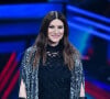 Laura Pausini lors de la 2ème soirée du 71ème Festival de la chanson italienne de Sanremo. Le 3 mars 2021 
