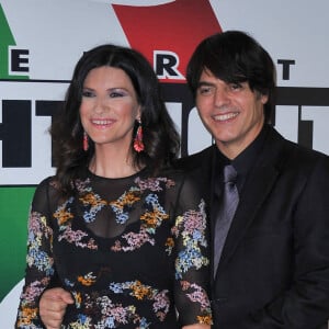 Laura Pausini et son mari Paolo Carta à la soirée "Celebrity Fight Night" à Forte dei Marmi.