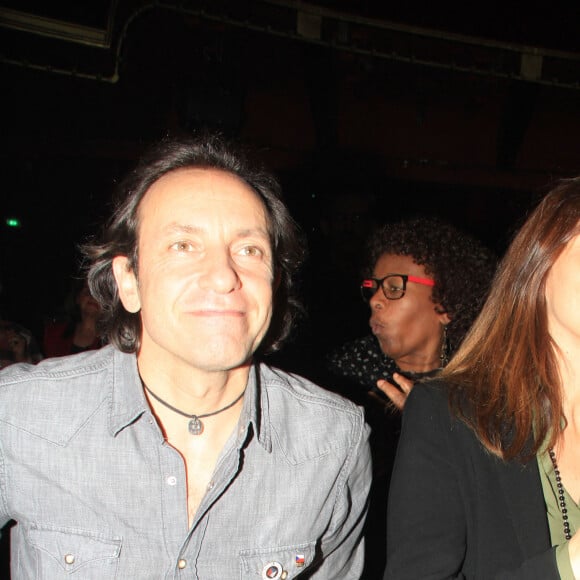 Philippe Candeloro et sa femme Olivia - People à la première du spectacle "Danièle Gilbert et les idoles de Midi-Première" au Casino de Paris le 11 mars 2019. © Philippe Baldini/Bestimage