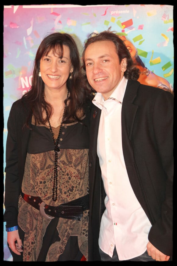Philippe Candeloro et sa femme Olivia - Archives 2011.