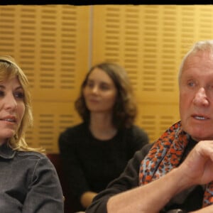 Exclusif - Mathilde Seigner, Yves Rénier - Conférence de presse de la présentation "Je voulais juste rentrer chez moi " © Alain Guizard/Bestimage