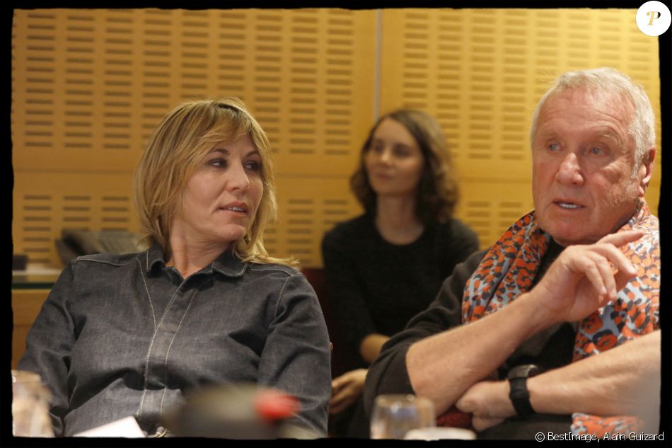 Exclusif - Mathilde Seigner, Yves Rénier - Conférence de presse de la présentation "Je voulais juste rentrer chez moi " © Alain Guizard/Bestimage