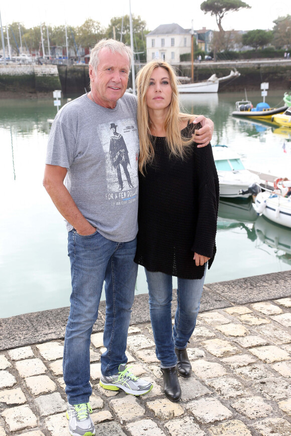 Yves Rénier et Mathilde Seigner - Photocall au 14e festival de La Rochelle en 2012