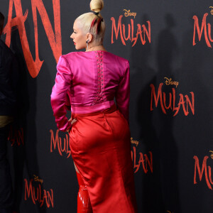 Christina Aguilera à la première de Mulan au théâtre El Capitan ans le quartier de Hollywood à Los Angeles, le 9 mars 2020.