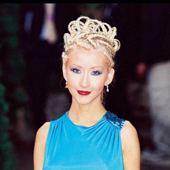 Christina Aguilera aux World Music Awards en 2001 à Monaco.