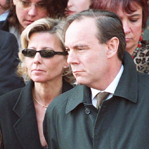 Claire Chazal et Xavier Couture à Paris - Archives 2003