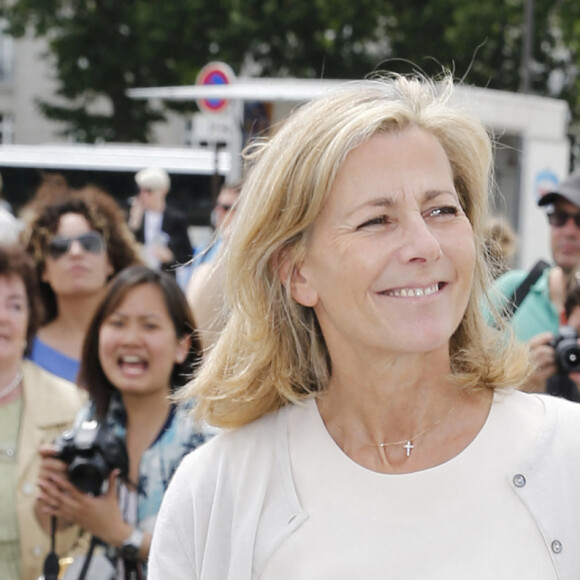 Claire Chazal - Arrivees des people au defile Christian Dior Haute Couture automne hiver 2013/2014 a Paris