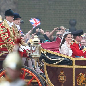 Mariage de Kate Middleton et du prince William d'Angleterre à Londres. Le 29 avril 2011