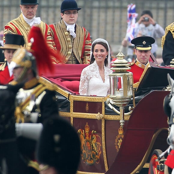 Mariage de Kate Middleton et du prince William d'Angleterre à Londres. Le 29 avril 2011