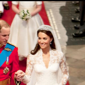 Mariage de Kate Middleton et du prince William d'Angleterre à Londres. Le 29 avril 2011