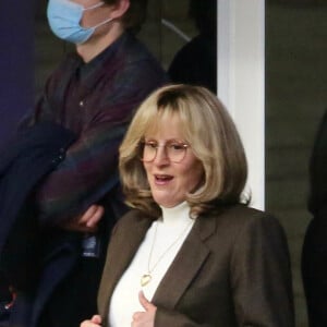 Exclusif - Sarah Paulson sur le tournage de la série "American Crime Story : Impeachment" à Los Angeles, le 26 avril 2021.