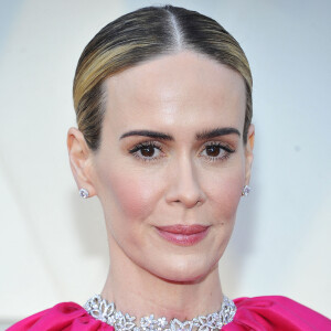 Sarah Paulson lors du photocall des arrivées de la 91ème cérémonie des Oscars au théâtre Dolby à Hollywood, Los Angeles, Californie, Etats-Unis.