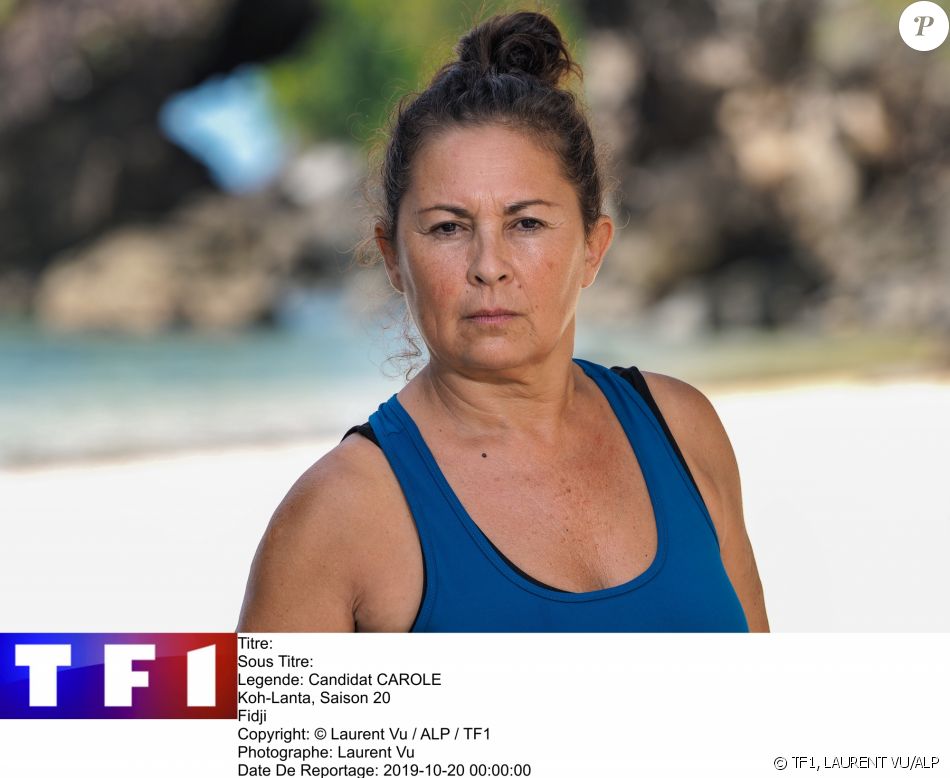 Carole, candidate de "Koh-Lanta, Les 4 Terres", diffusée en 2020, photo officielle