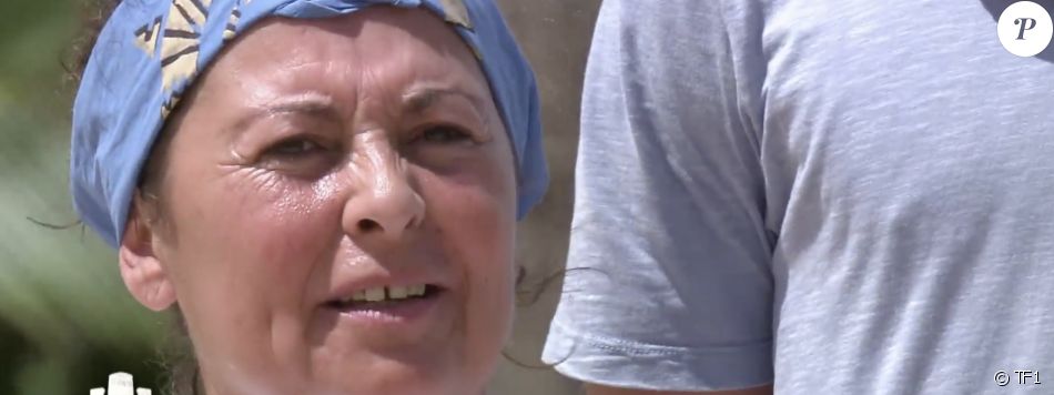 Carole lors du premier épisode de "Koh-Lanta, Les 4 Terres", diffusé le 28 août 2020 sur TF1.
