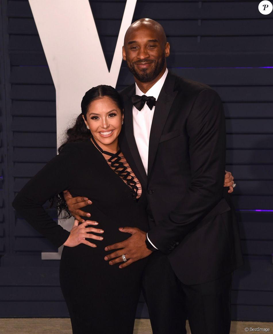 Kobe Bryant et sa femme Vanessa à Beverly Hills, le 24 janvier 2019 ...
