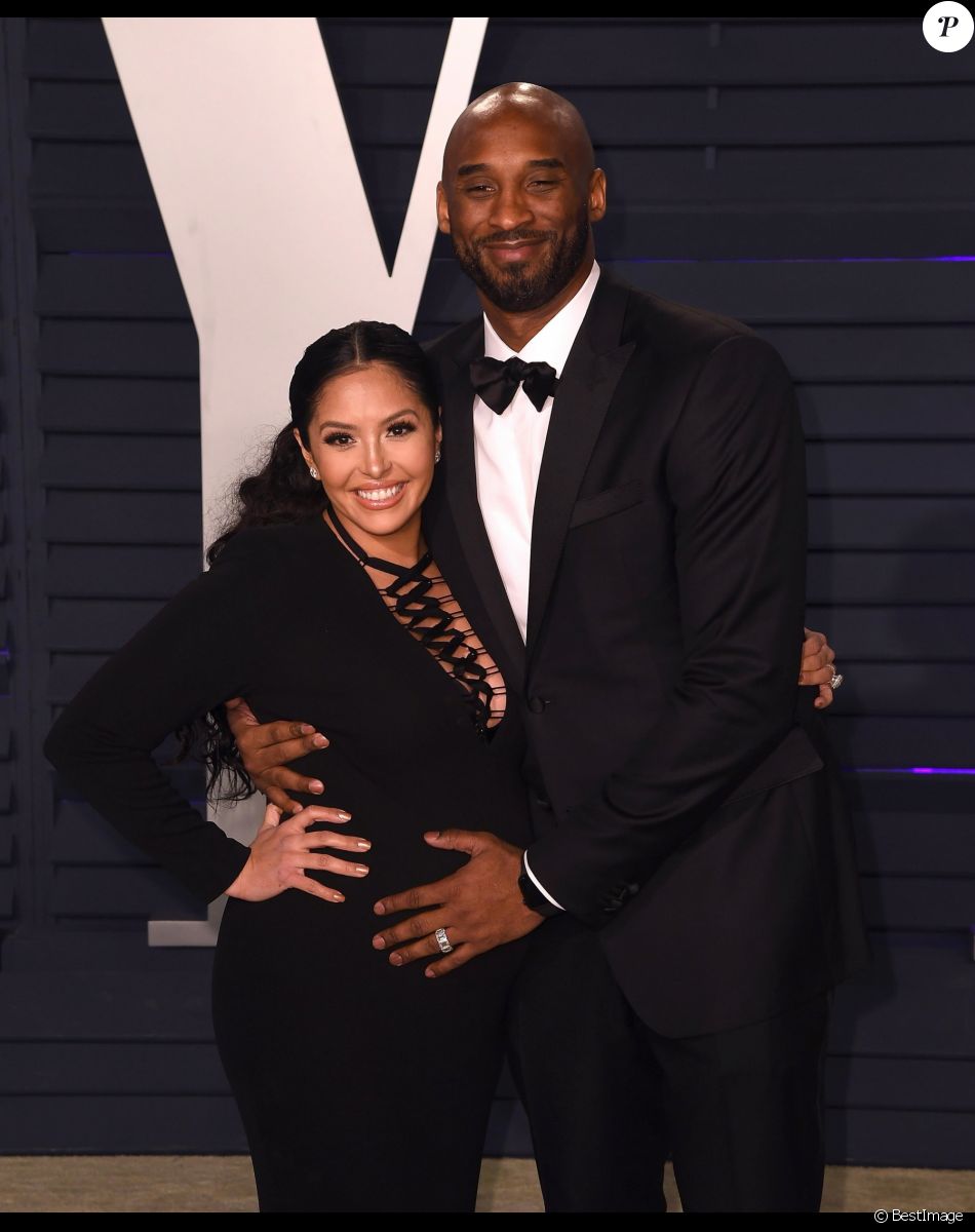 Kobe Bryant et sa femme Vanessa à Beverly Hills, le 24 janvier 2019.