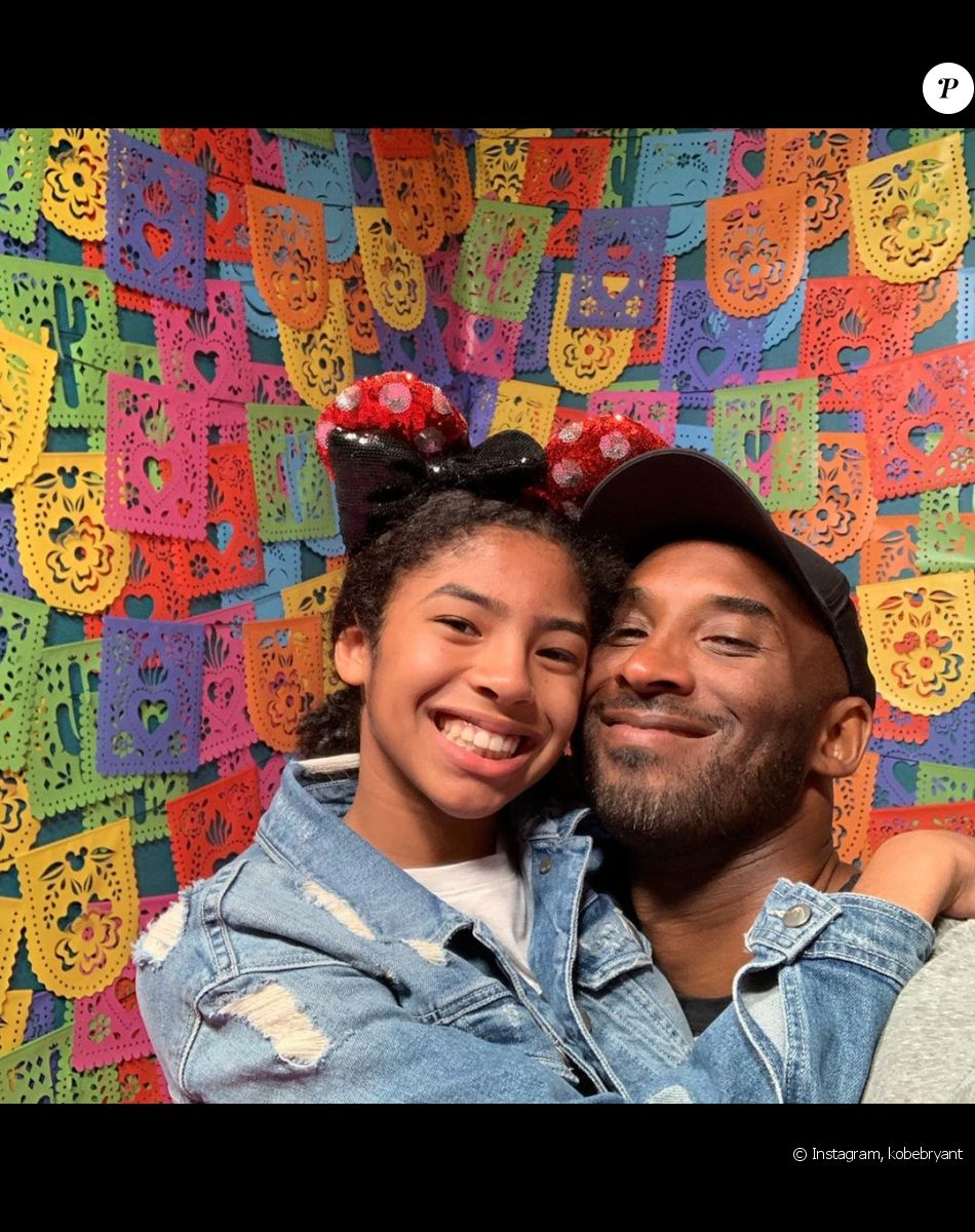 Kobe Bryant avec sa fille Gianna