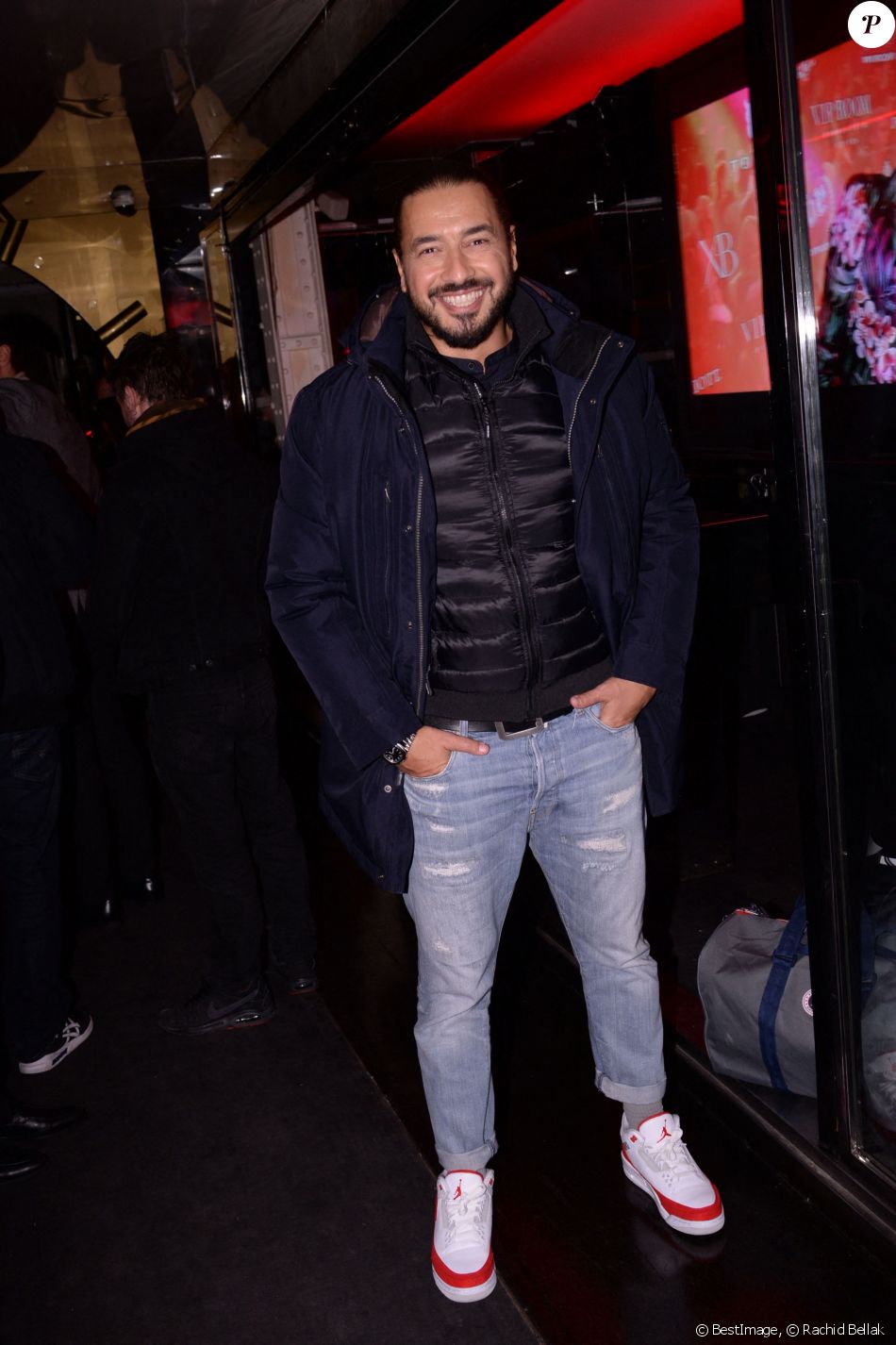 Moundir Zoughari - After-party de la finale de l'émission "Danse avec les Stars" (DALS) au VIP ROOM à Paris le 23 Novembre 2019. © Rachid Bellak / Bestimage