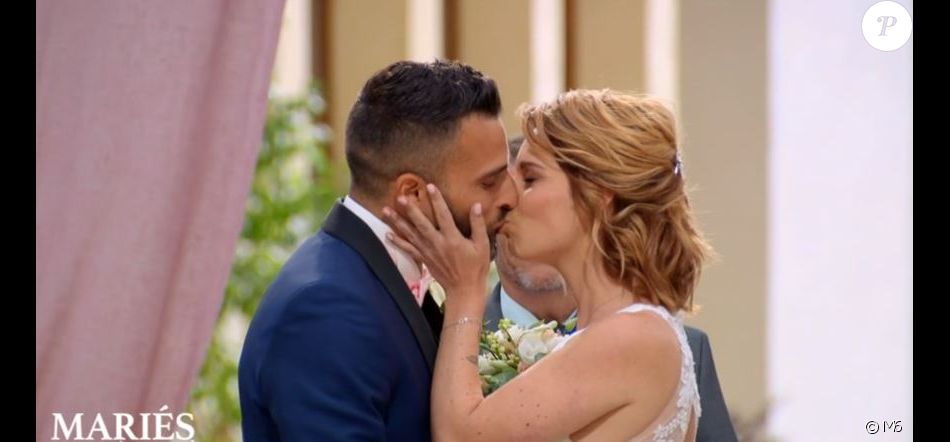 Mariage de Marianne et Aurélien dans "Mariés au premier regard 2021", sur M6
