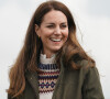 Catherine (Kate) Middleton, duchesse de Cambridge, visite la ferme du manoir à Little Stainton, Royaume Uni.