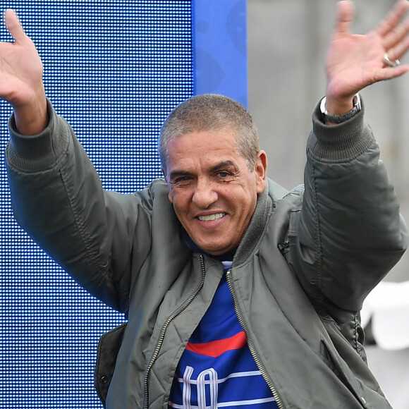 Samy Naceri à l'inauguration du "2018 FIFA World Cup Football Park" à Yekaterinburg, le 29 avril 2018.