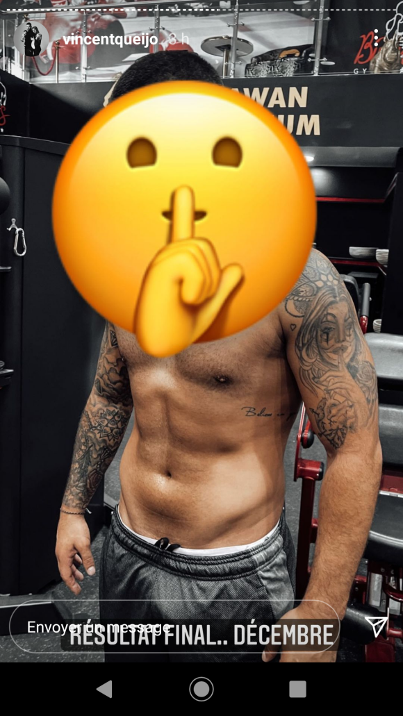 Vincent Queijo dévoile son incroyable transformation physique sur Instagram, le 5 mai 2021