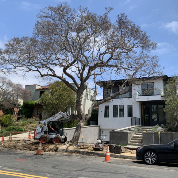 La nouvelle villa de Laeticia Hallyday à Pacific Palisades, près de Los Angeles. Avril 2021