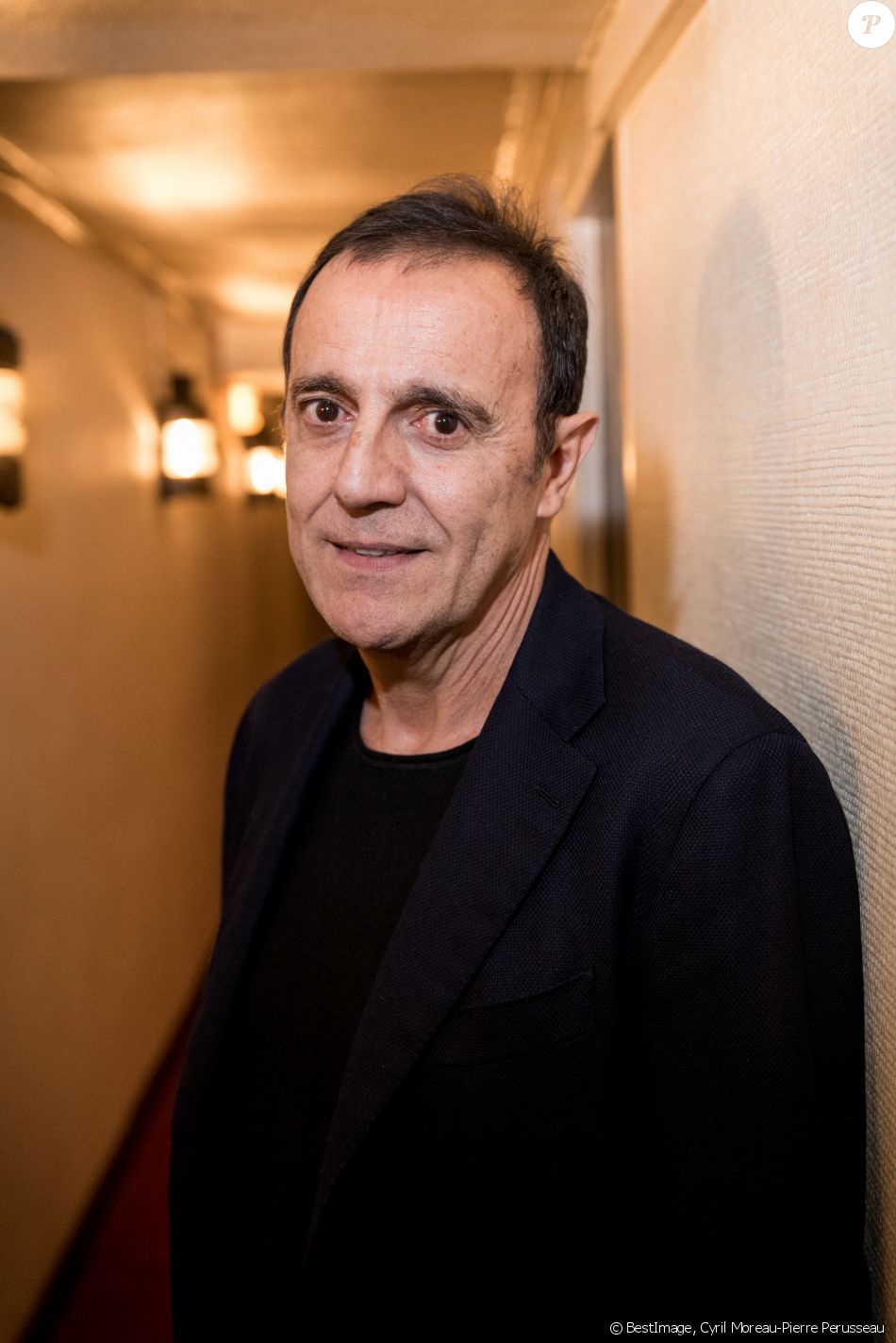 Exclusif - Thierry Beccaro - Backstage de la soirée Innocence Forever au théâtre du gymnase à Paris le 26 novembre 2018. © Cyril Moreau-Pierre Perusseau/Bestimage