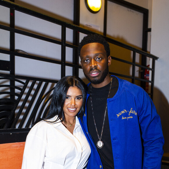 Exclusif - Imen Es et Dadju - Backstage de l'émission "Psychodon, Unis face aux maladies psychiques" à l'Olympia à Paris et diffusée sur C8, le 6 octobre 2020. © Pierre Perusseau/Bestimage