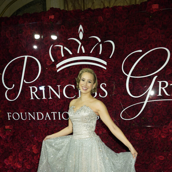 Jazmin Grace-Grimaldi au photocall de la soirée Princess Grace Awards 2019 à l'hôtel Plaza de New York le 25 novembre 219.