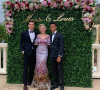 Jazmin Grace Grimaldi avec son petit ami Ian Mellencamp et son frère Alexandre Coste, au mariage de son cousin Louis Ducruet. Les 26 et 27 juillet 2019.
