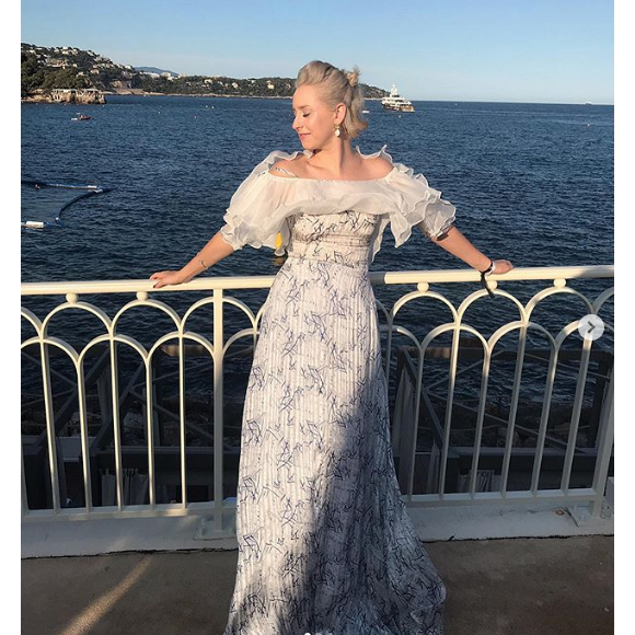 Jazmin Grimaldi, la fille aînée du prince Albert, de passage à Monaco cet été. Août 2019.