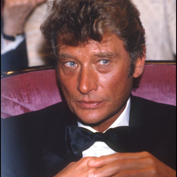 Archives - Johnny Hallyday au Festival de Cannes, en 1984.