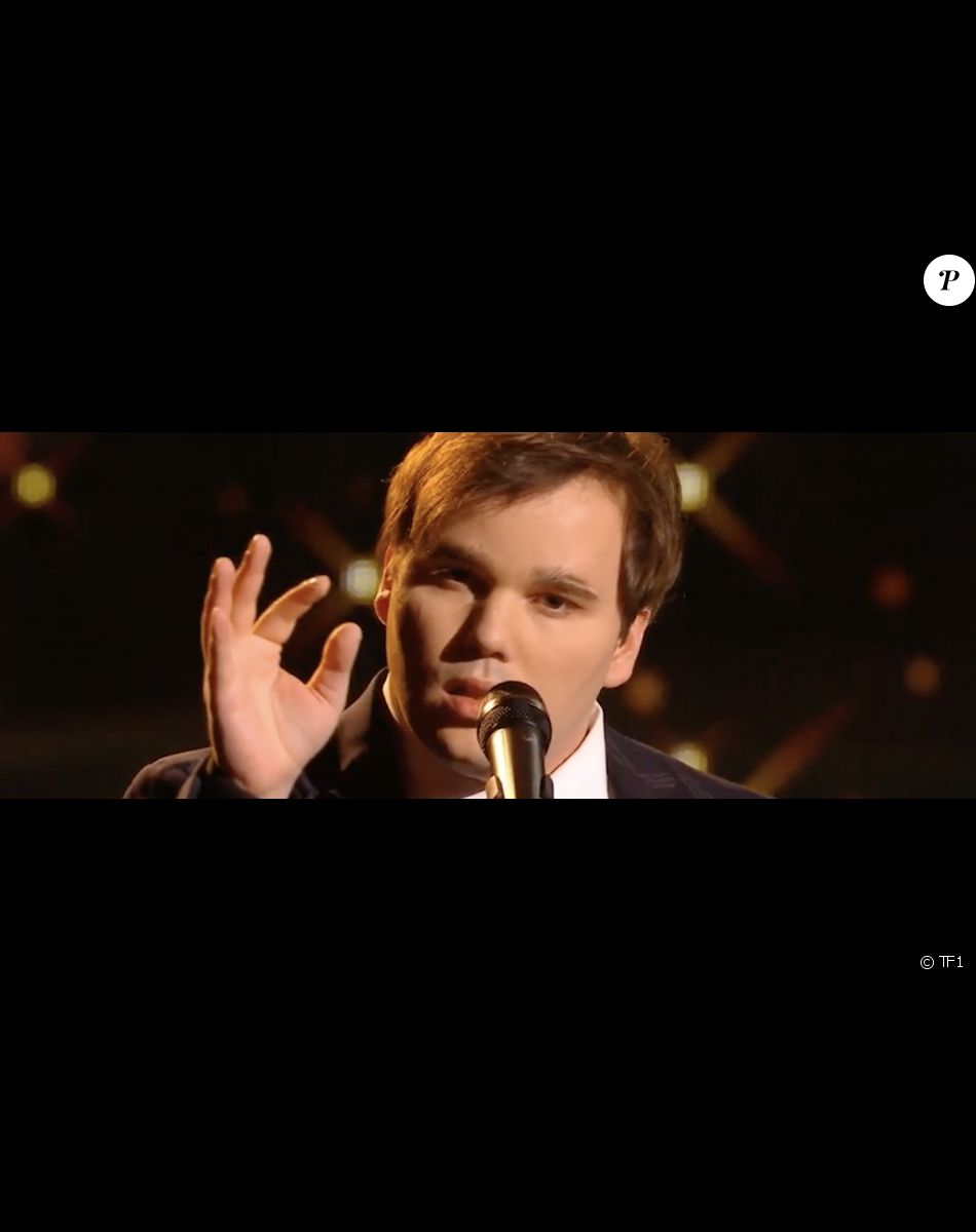 Jim Bauer (équipe de Marc Lavoine) lors des cross-battles de "The Voice" - TF1