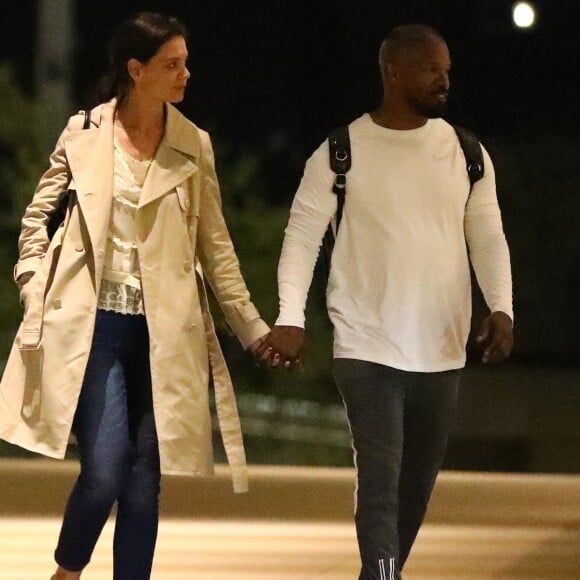 Exclusif - Jamie Foxx et Katie Holmes à Los Angeles. Le 9 avril 2019.