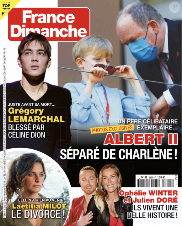 Couverture du magazine France Dimanche du vendredi 14 mai 2021.