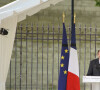 Le premier ministre, Jean Castex lors de la cérémonie d'hommage au policier Eric Masson (tué dans l'exercice de ses fonctions le 5 mai) à Avignon, France, le 11 mai 2021. © Stéphanie Gouiran/Panoramic/Bestimage