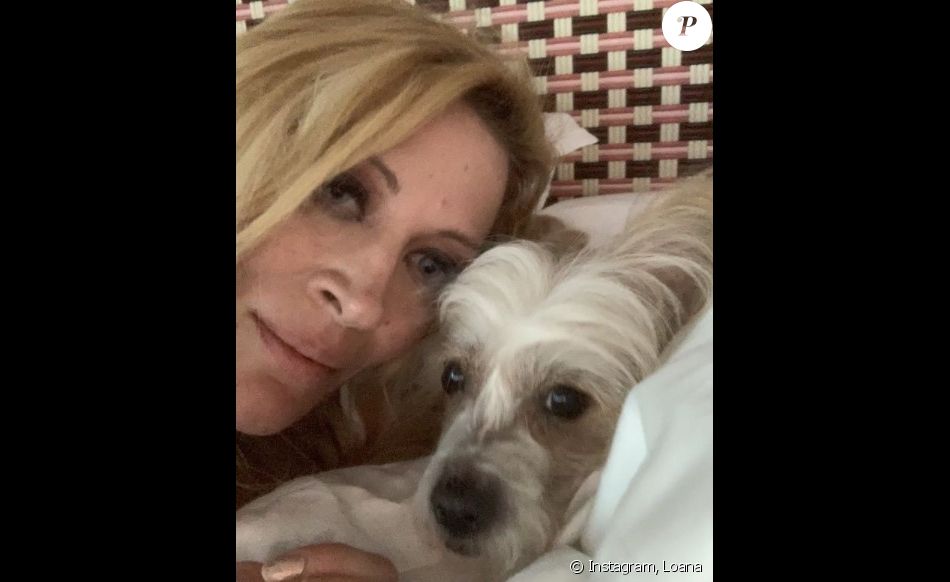 Loana et son chien Titi sur Instagram.