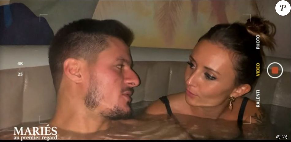 Emeline et Frédéric dans "Mariés au premier regard 2021", le 10 mai, sur M6