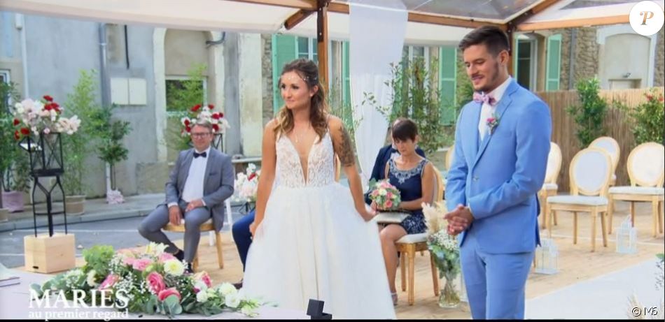 Emeline et Frédéric dans "Mariés au premier regard 2021", le 19 avril, sur M6