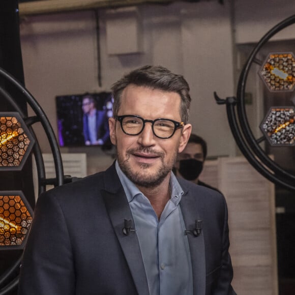 Exclusif - Benjamin Castaldi - Enregistrement de l'émission "Les 20 ans du Loft", diffusée en direct sur C8 et présentée par B.Castaldi, à Paris. Le 8 avril 2021 © Jack Tribeca / Bestimage