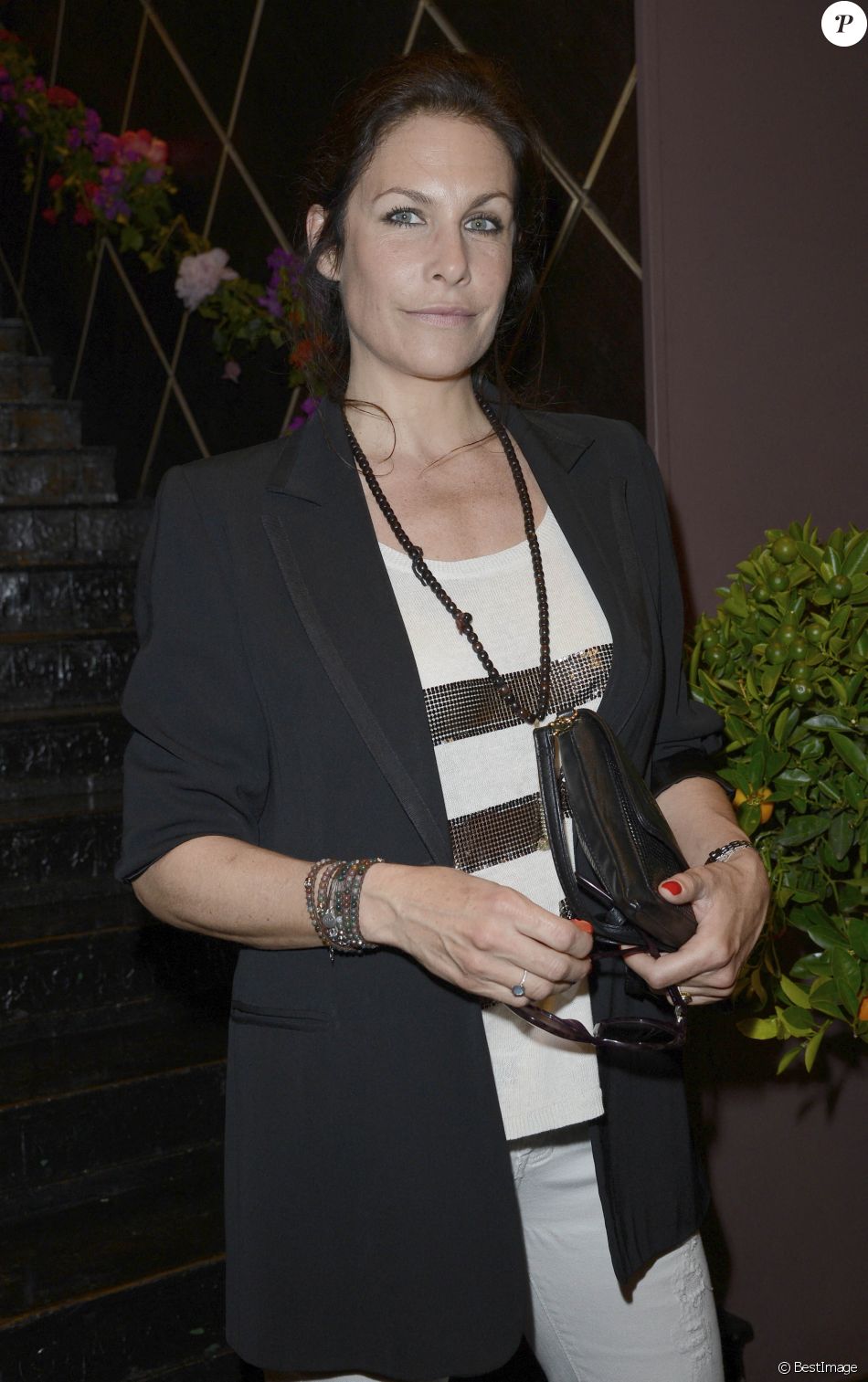 Astrid Veillon - Soiree de Gala "Les P'tits Cracks" au Pavillon Champs-Elysees a Paris, le 25 avril 2013.