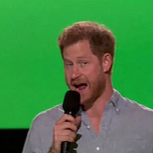 Prince Harry - Enregistrement du concert caritatif Vax Live à Los Angeles. Le 9 mai 2021.