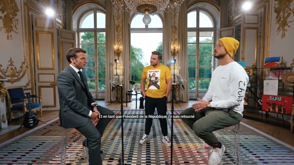 McFly et Carlito : Concours d'anecdotes avec Emmanuel Macron, la vidéo après leur pari remporté