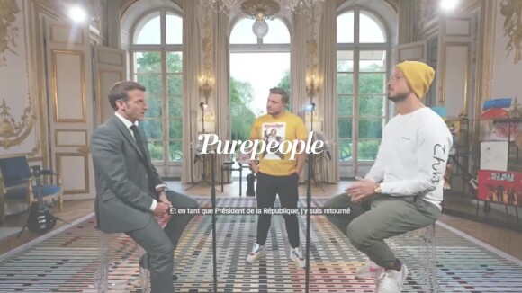 McFly et Carlito : Concours d'anecdotes avec Emmanuel Macron, la vidéo après leur pari remporté